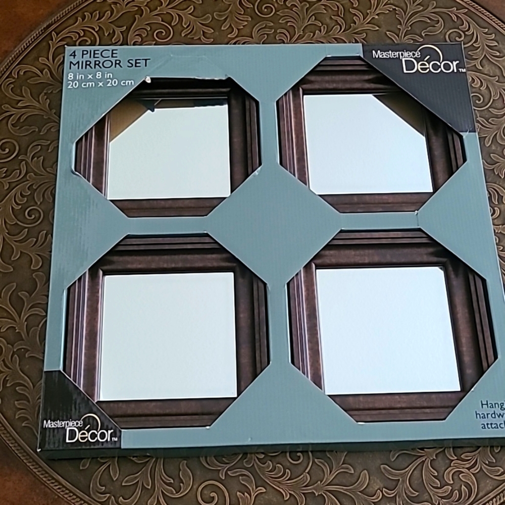 4 Piece Mirror Set - Bronze